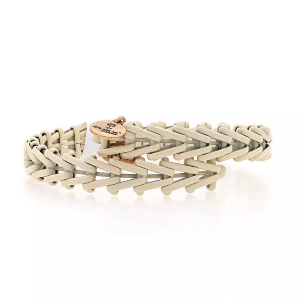 ALEX AND ANI Cream Gypsy Wrap Bracelet Vintage 66 Collection Adjustable​